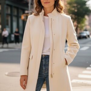 Vince Camuto Cream Trench Coat